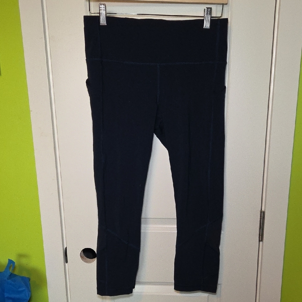 lululemon Pace Rival Navy Crops
